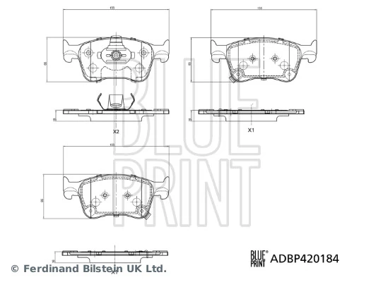 Brake Pad Set, disc brake